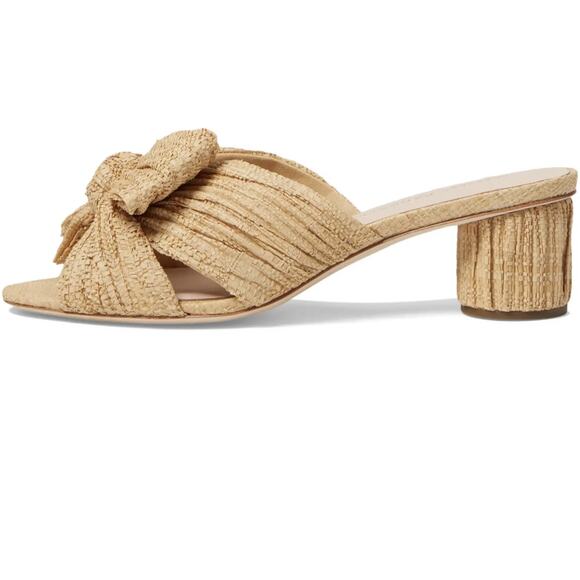 Loeffler Randall Emilia Knot Front Mule in Natural 8 - Picture 2 of 5